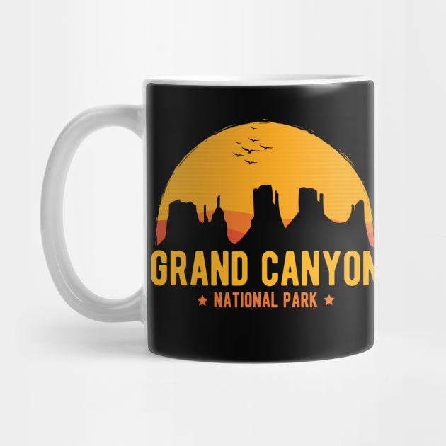 Grand Canyon National Park Arizona Sunset by HCMGift